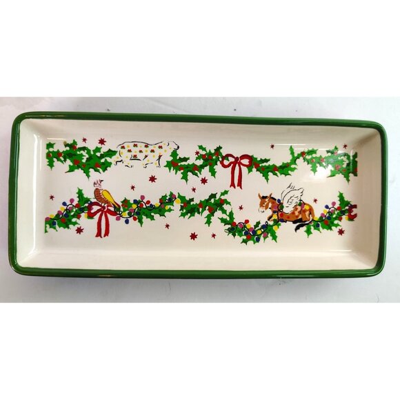 Cath Kidston Salt & Pepper Shaker Set w/Tray, Polar Bear Rabbit Hare 3 Piece - Picture 5 of 8